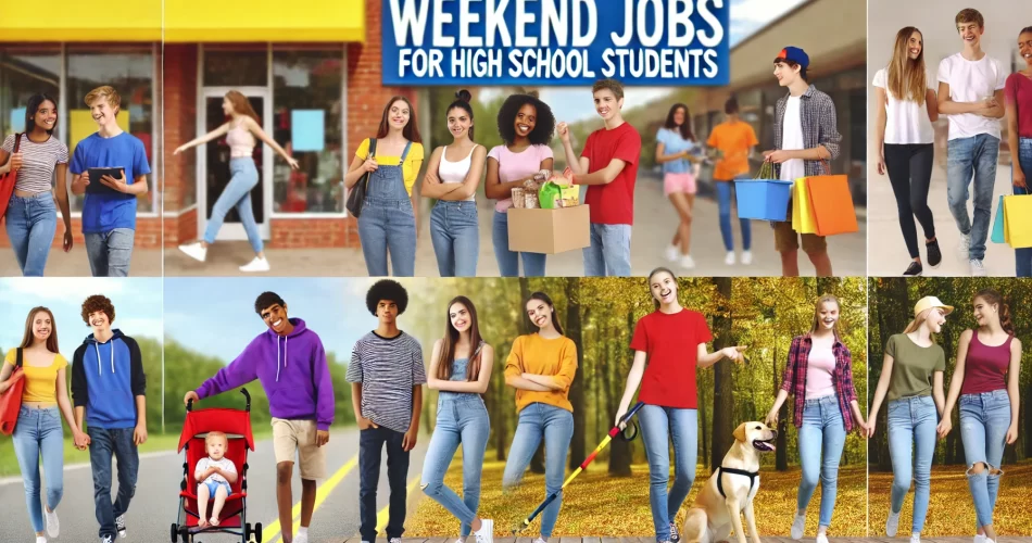 Weekend Jobs for High School Students