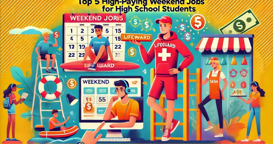 op 5 High Paying Weekend Jobs for High School Students